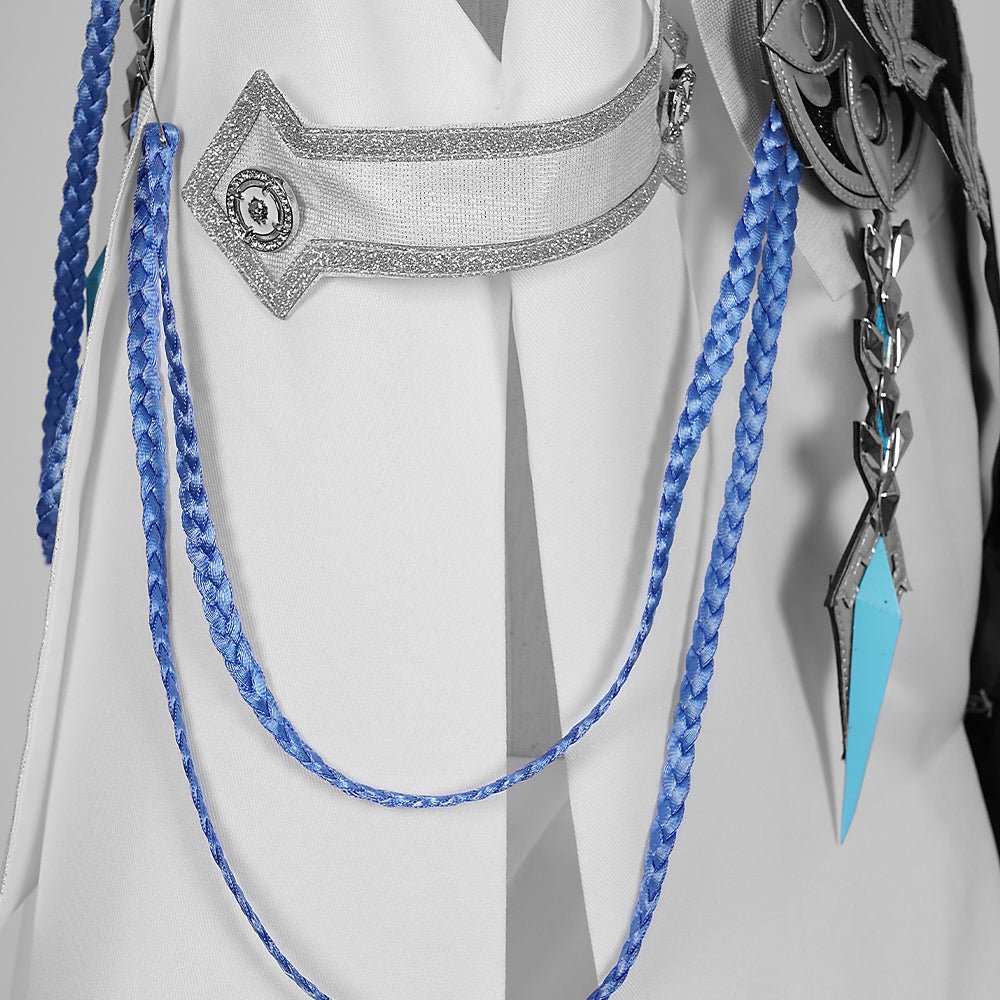 Traje de Genshin Impact Fatui Cloak para Pierr Pantalone Tartaglia Harlequin Doctor Sandrone Columbina Regretor - Fantasia Cosera