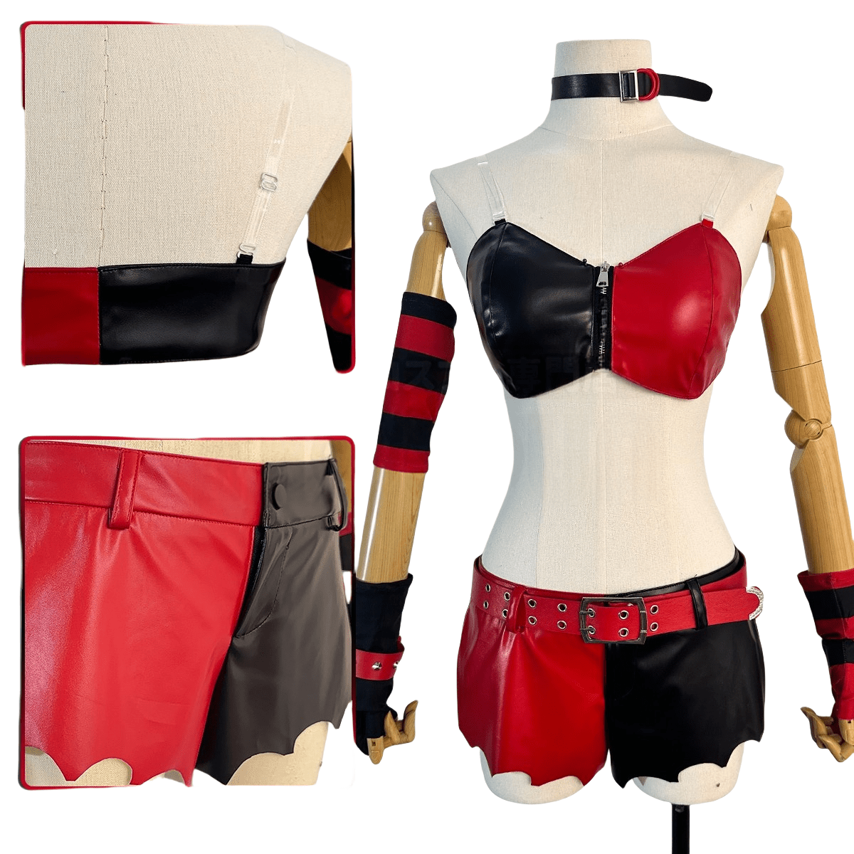 Traje de Cosplay de Harley Quinn de Suicide Squad - Calidad Premium - Fantasia Cosera