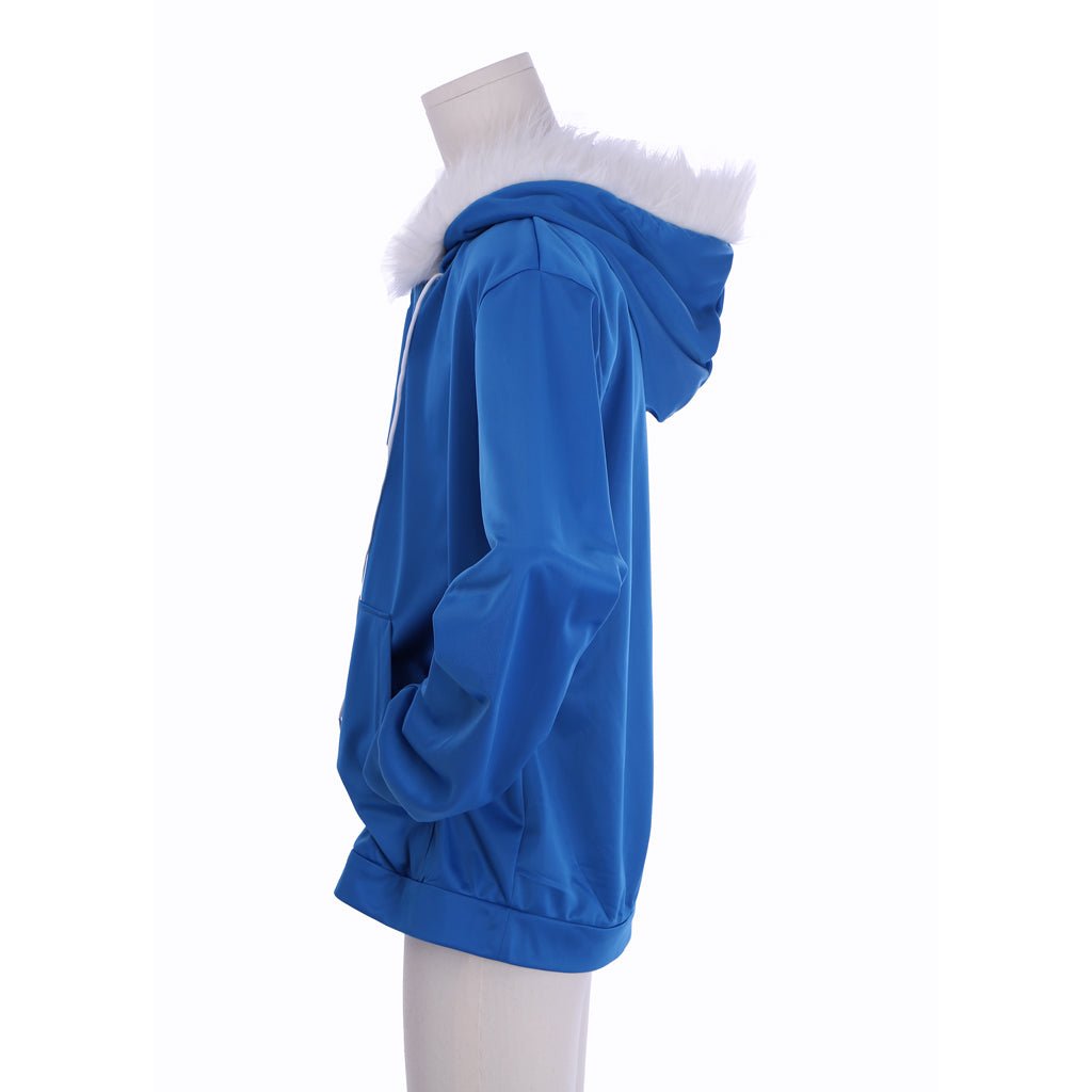 Disfraz de Sans de Undertale para Hombres – Sudadera Azul Traje de Juego - Fantasia Cosera