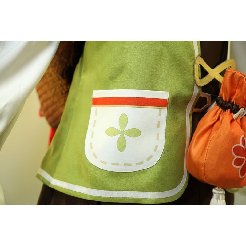 Traje de Yaoyao Cosplay - Disfraz de Halloween con Peluca y Mochila para Mujeres y Niños - Fantasia Cosera