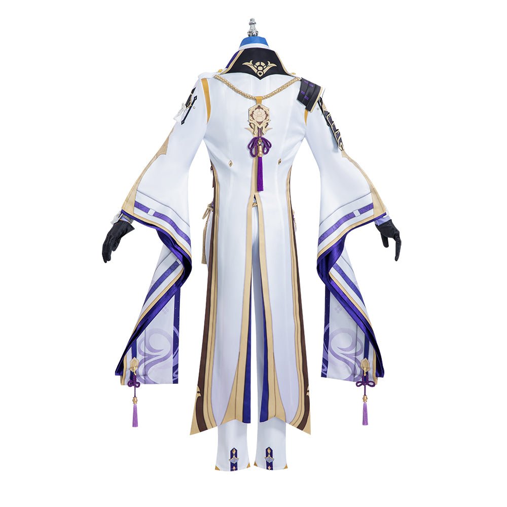 Traje de Cosplay de Kamisato Ayato de Genshin Impact para Hombres, Disfraz de Halloween de Anime - Fantasia Cosera