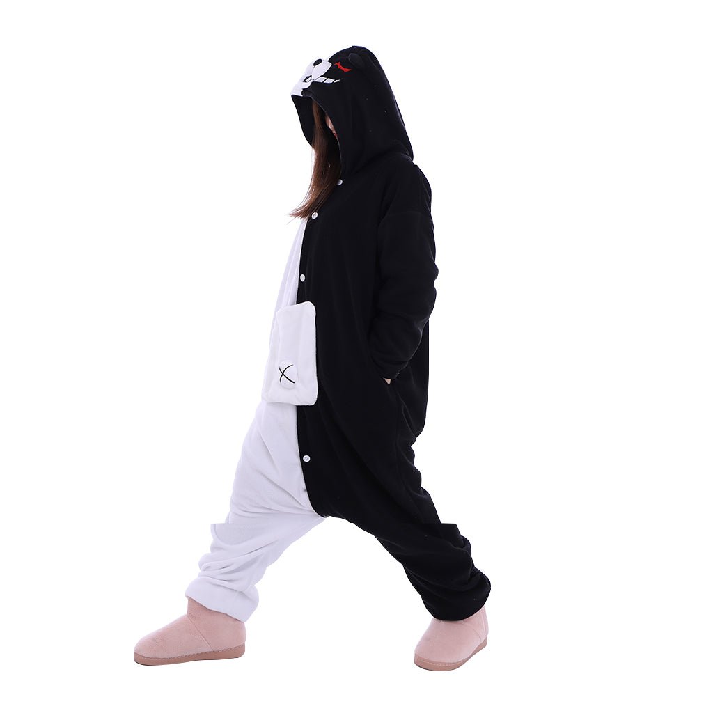 Danganronpa Monokuma Kigurumi Onesie – Máxima Comodidad y Estilo Anime - Fantasia Cosera