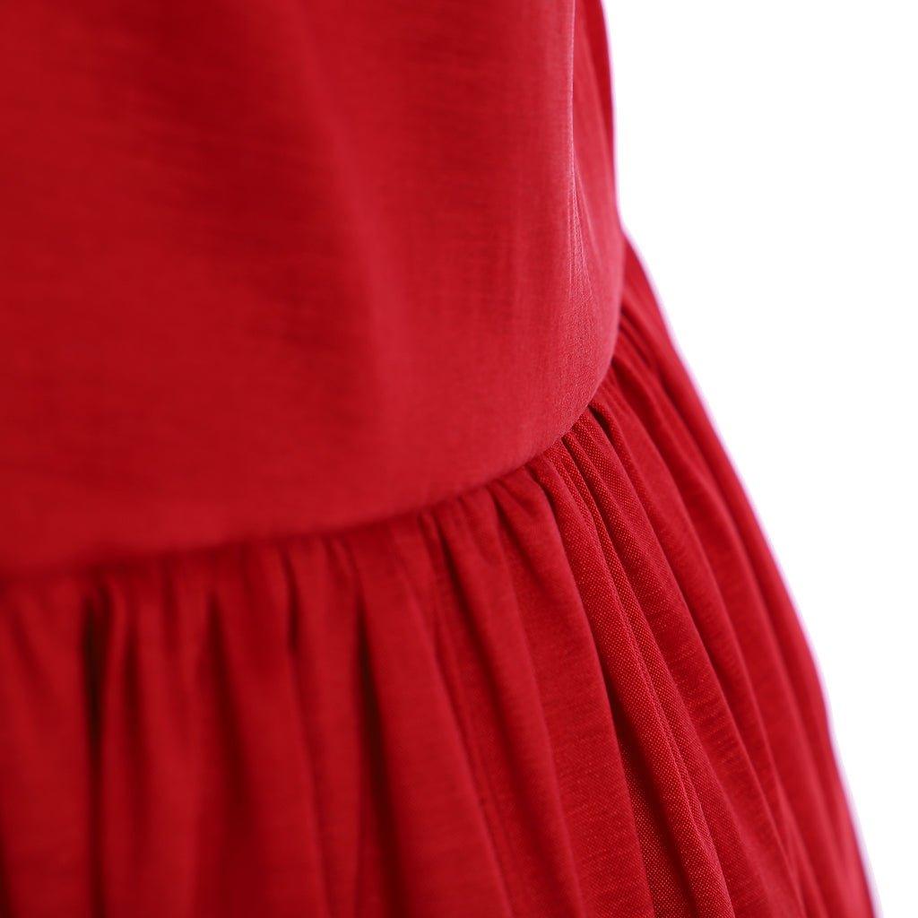 Vestido de Gala Rojo Claire Randall Outlander | Cosplay Estilo Rococó y Medieval - Fantasia Cosera