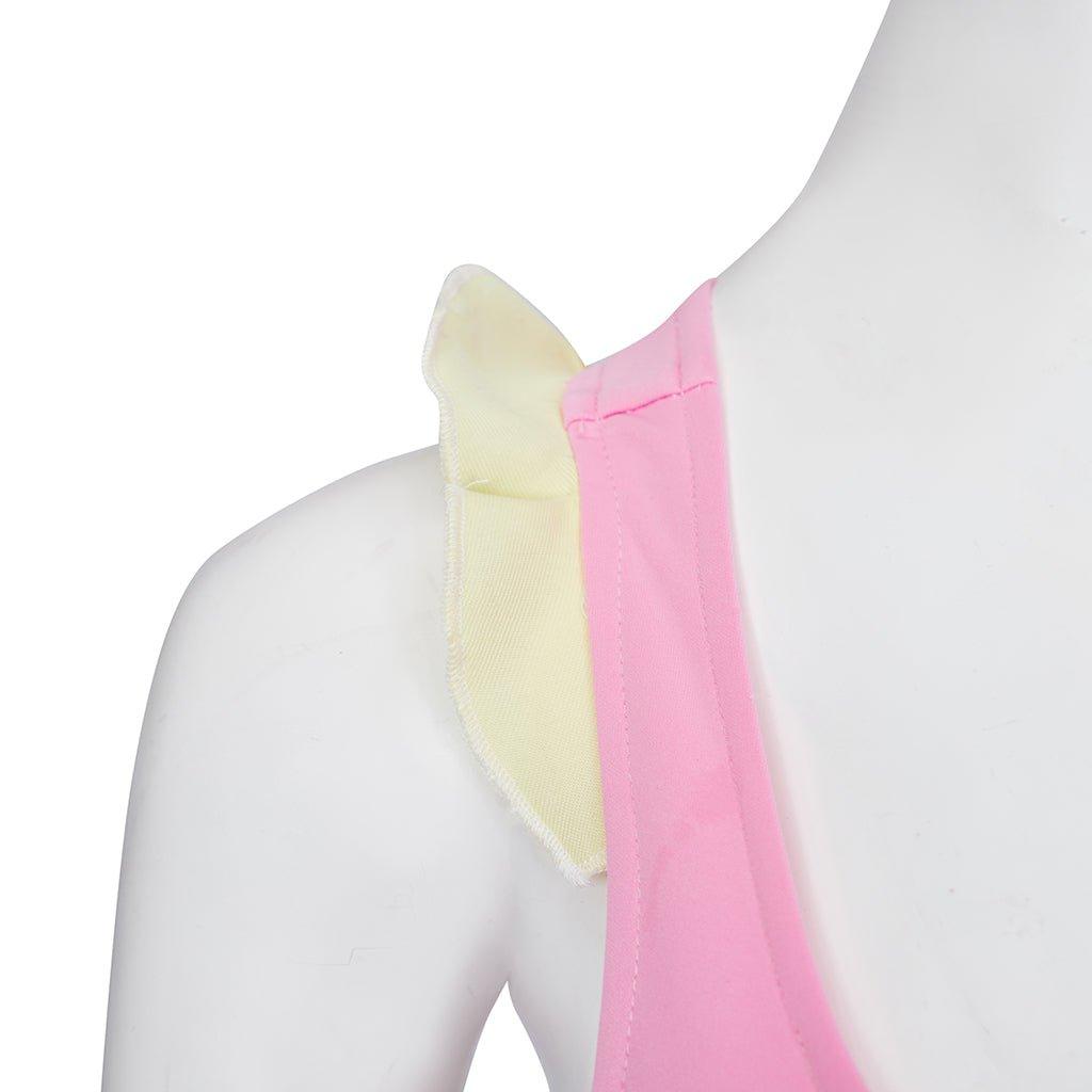 Vestido Rosa de Cosplay Anime Me!Me!Me! MeMeMe-chan con Guantes y Medias | Traje de Halloween para Mujeres y Niñas - Fantasia Cosera