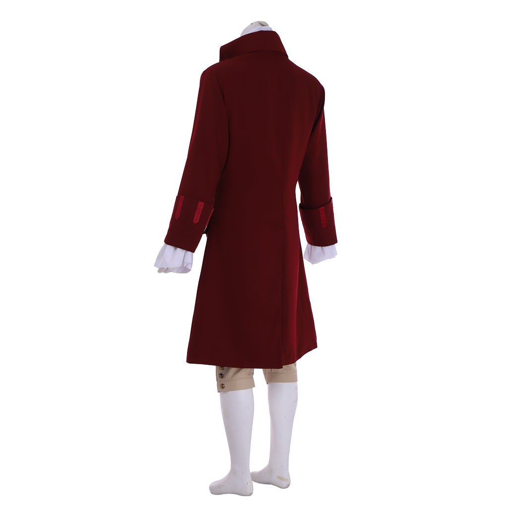 Traje de Cosplay de Aaron Burr de Hamilton - Aristócrata Colonial | Fantasía Cosera Serie Medieval - Fantasia Cosera