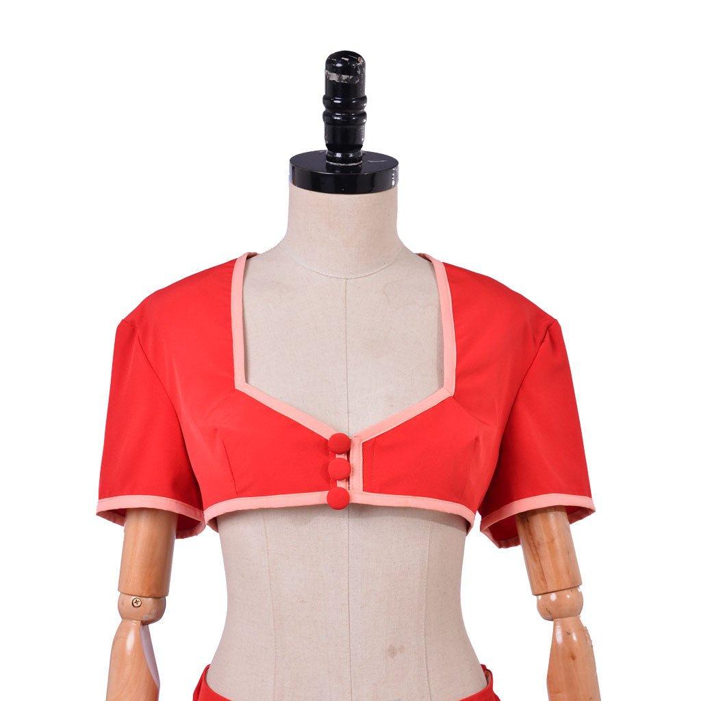 Traje de Cosplay de Sueño de Jeannie - Vestido de Jeannie, Traje de Danza del Vientre, Disfraz de Halloween - Fantasia Cosera