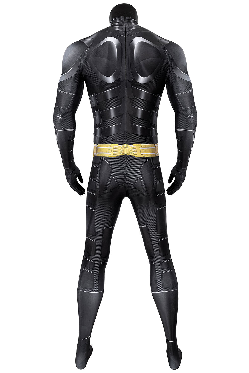 Traje de Superhéroe Murciélago Adulto Negro Oscuro Mono Capa Máscara Disfraz Cosplay - Fantasia Cosera