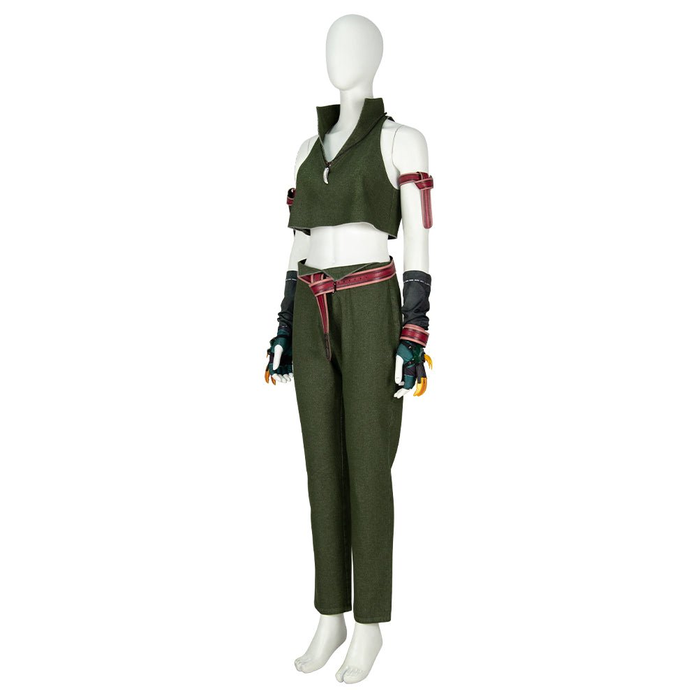 Traje de Cosplay de Tifa Lockhart - Final Fantasy VII: Ever Crisis para Gamers - Fantasia Cosera