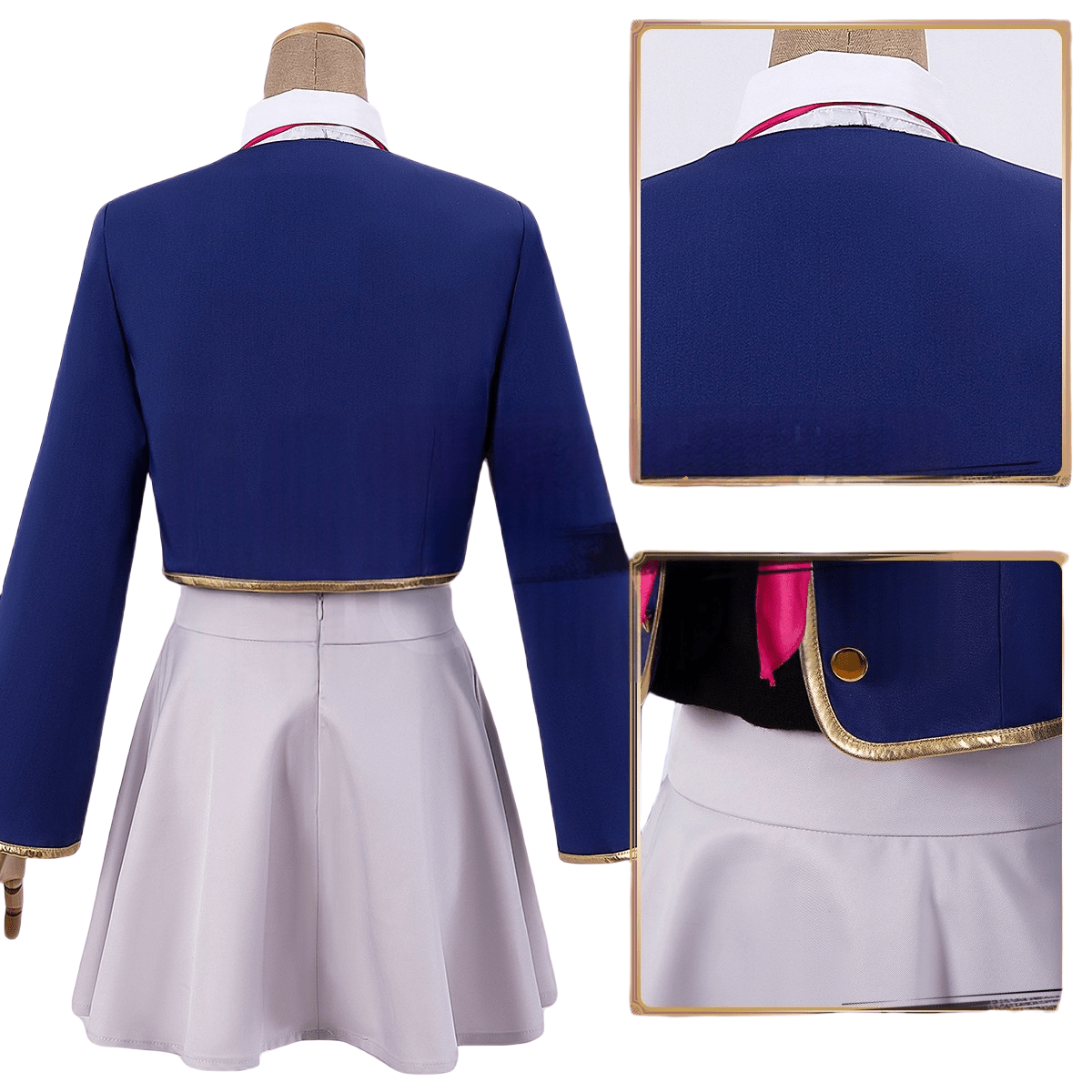 Traje de Cosplay de Ruby Hoshino - Vestimenta de Anime Oshi no Ko - Fantasia Cosera