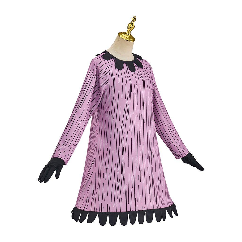 Traje de Shock de Disney's Pesadilla Antes de Navidad | Outfit de Cosplay para Halloween - Fantasia Cosera