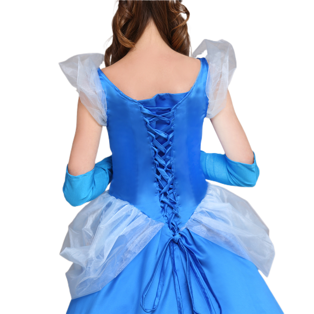 Serie de Disfraces de Cosplay de Disney Cenicienta: Princesa, Príncipe, Madrastra y Criada - Fantasia Cosera