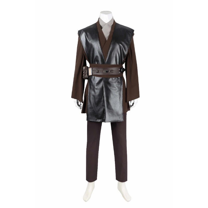 Traje de Cosplay Anakin Skywalker - Capa de Jedi Knight Darth Vader para Halloween Hecho a Medida - Fantasia Cosera