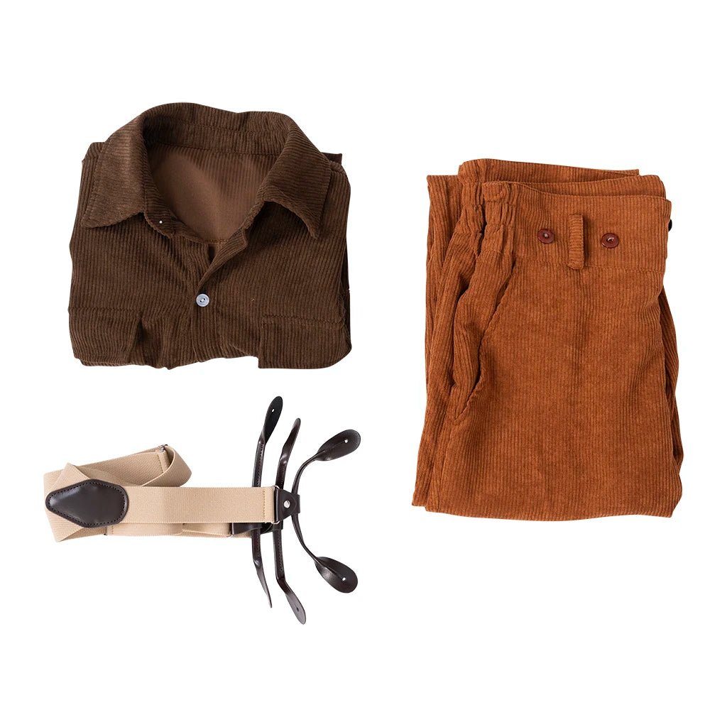 Disfraz de Jack Dawson de Titanic - Conjunto de Camisa, Overol y Pantalones - Fantasia Cosera