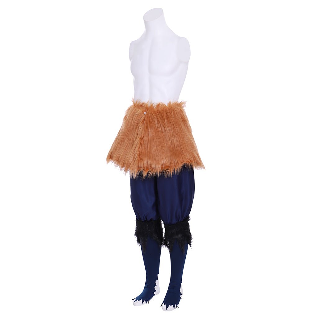 Traje de Cosplay de Hashibira Inosuke de Demon Slayer - Fantasia Cosera