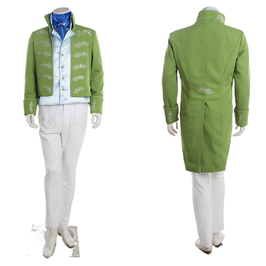 Serie de Disfraces de Cosplay de Disney Cenicienta: Princesa, Príncipe, Madrastra y Criada - Fantasia Cosera