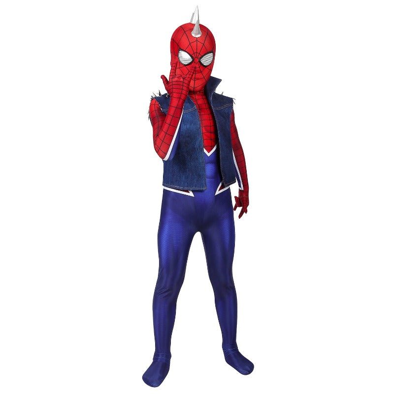 Disfraz de Spider-Man Punk para Niños - Traje de Cosplay de Spider-Man - Fantasia Cosera