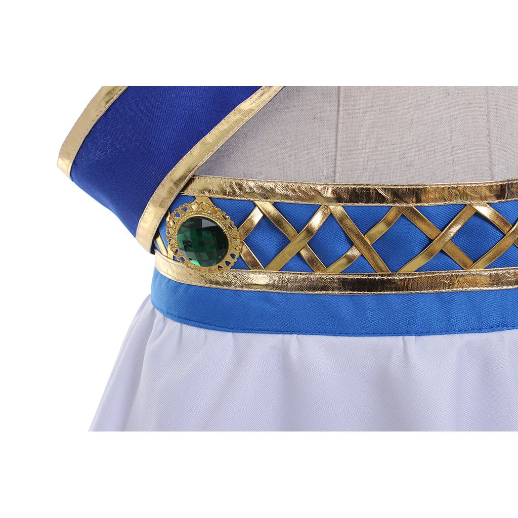 Traje de Cosplay de Lana Bruja Blanca - Outfit de la Bruja del Bosque Guerreras - Fantasia Cosera