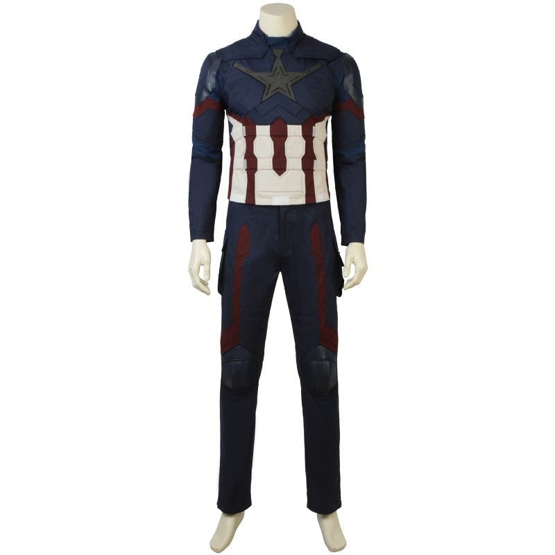 Traje de Cosplay de Captain America Steve Rogers Guerra del Infinito | Fantasía Cosera - Fantasia Cosera