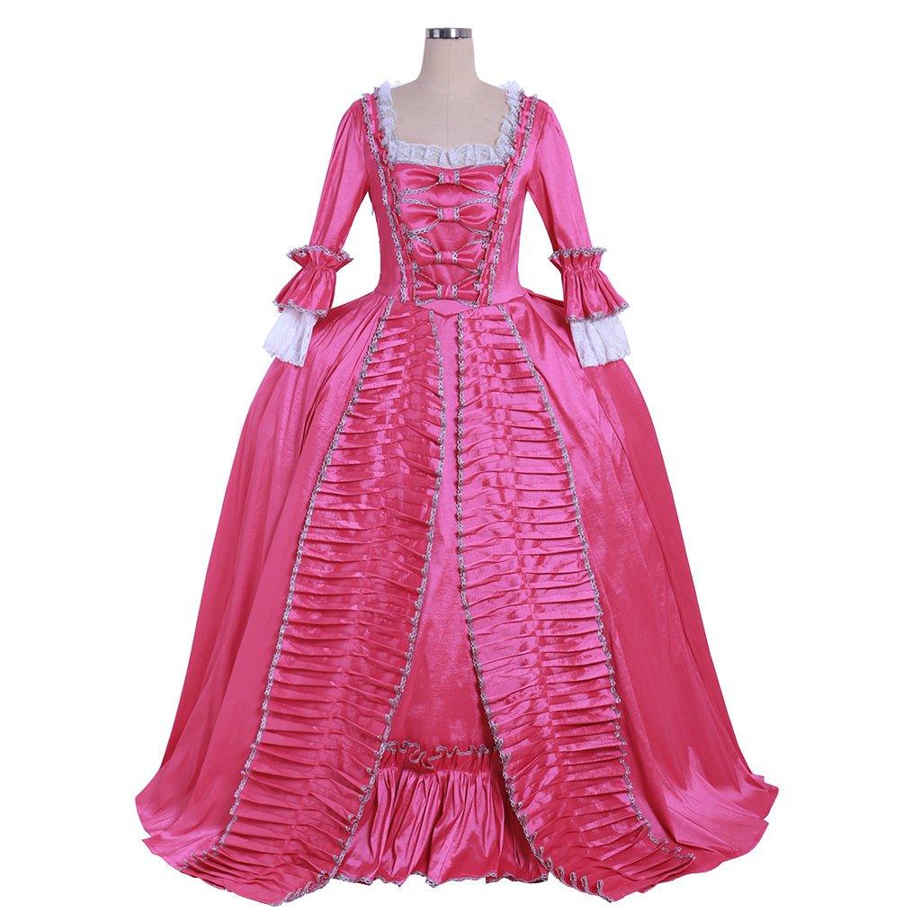 Vestido de Baile Rococó Marie Antoinette del Siglo XVIII | Vestido de Princesa Vintage Victoriana - Fantasia Cosera