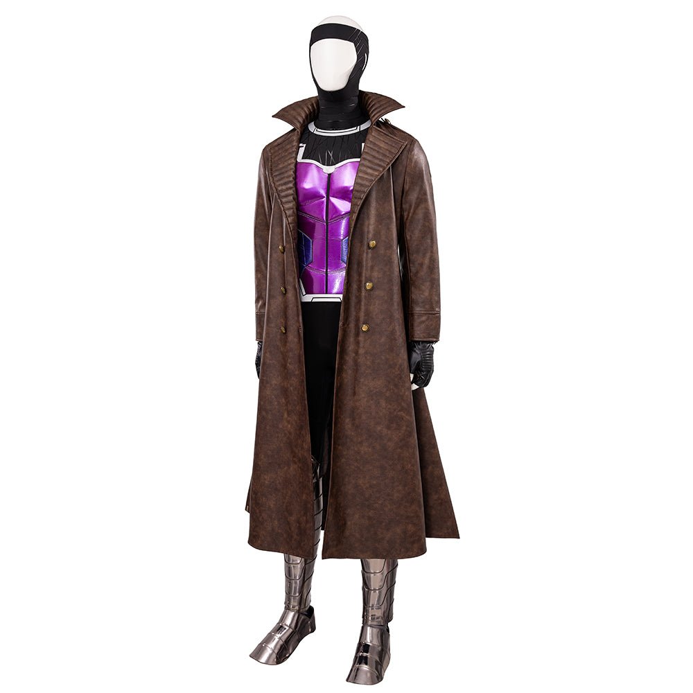 Traje de Cosplay de Gambit de Deadpool 3 para Fans de la Película - Fantasia Cosera