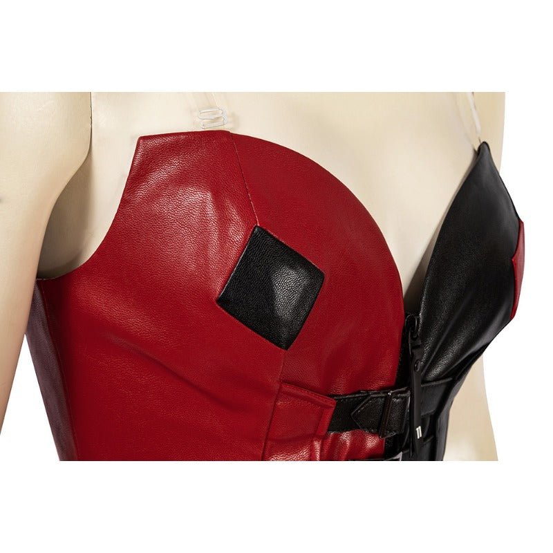 Traje de Cosplay de Harley Quinn The Suicide Squad 2 - Disfraz de Halloween con Zapatos - Fantasia Cosera