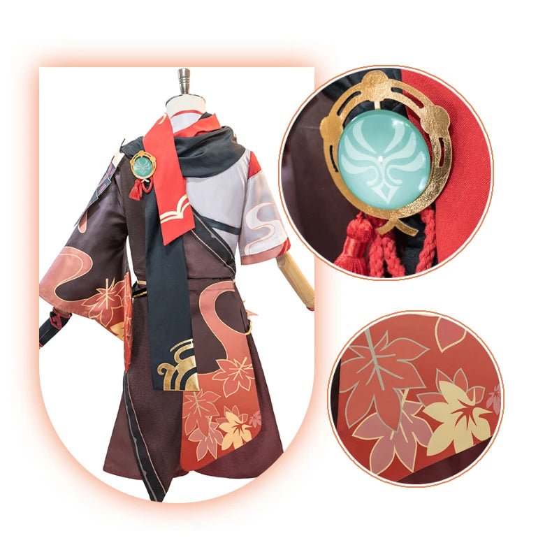 Traje de Cosplay de Kaedehara Kazuha Genshin Impact Kiryu Kazuha para Hombres Conjunto Completo - Fantasia Cosera