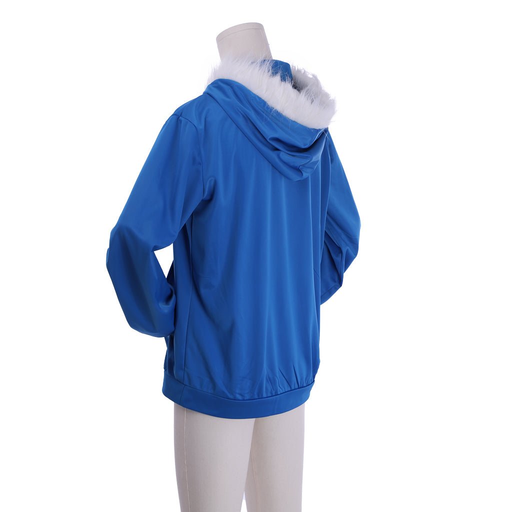 Disfraz de Sans de Undertale para Hombres – Sudadera Azul Traje de Juego - Fantasia Cosera