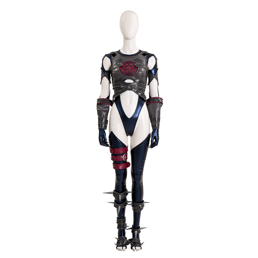 Traje de Cosplay de la Mujer Invisible - Malicia de Marvel Contest of Champions - Fantasia Cosera