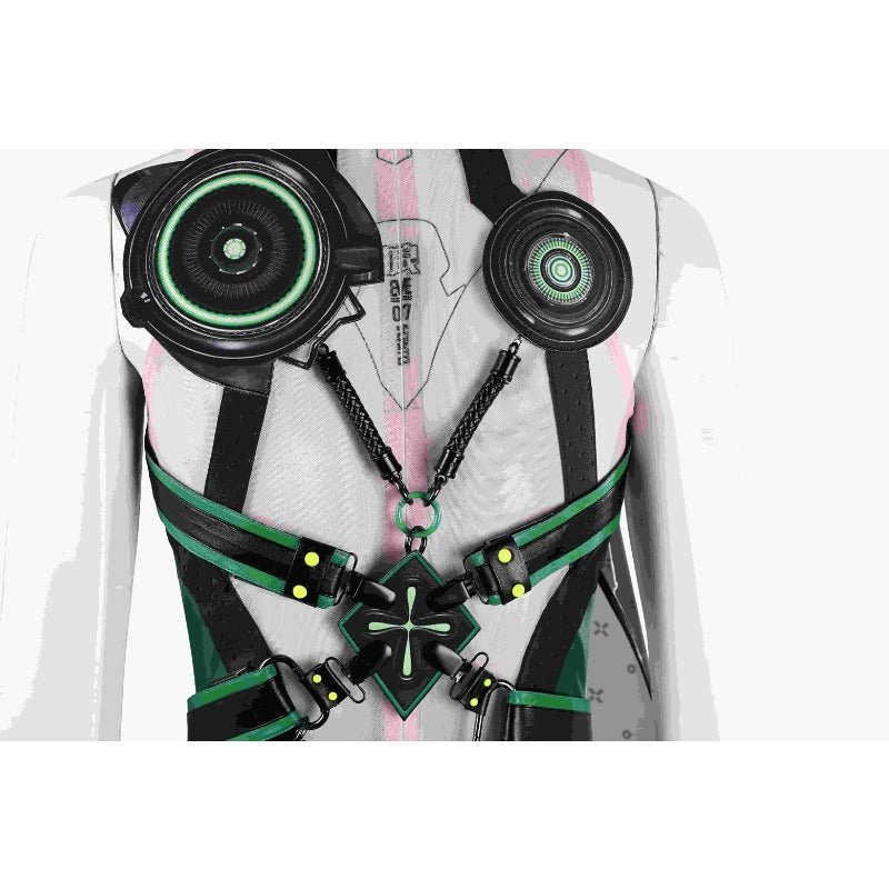 Traje de Cosplay de Eve para Mujer - Jumpsuit para Fans del Juego Stellar, Ideal para Halloween y Roleplay - Fantasia Cosera