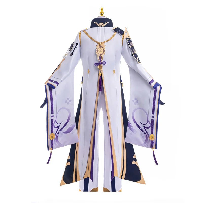 Disfraz de Kamisato Ayato de Genshin Impact - Conjunto Completo para Cosplay y Halloween - Fantasia Cosera