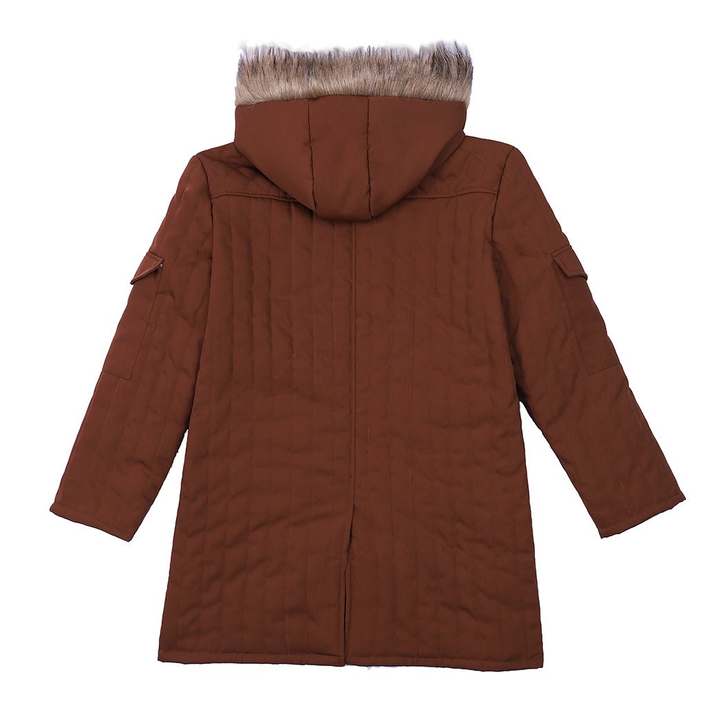 Chaqueta de Invierno de Han Solo para Cosplay de Hombres - Ideal para Halloween, Carnaval y Eventos de Cosplay | Fantasía Cosera - Fantasia Cosera