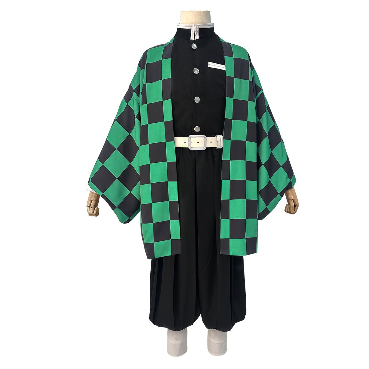 Traje de Cosplay de Kamado Tanjiro - Demon Slayer Anime - Fantasia Cosera