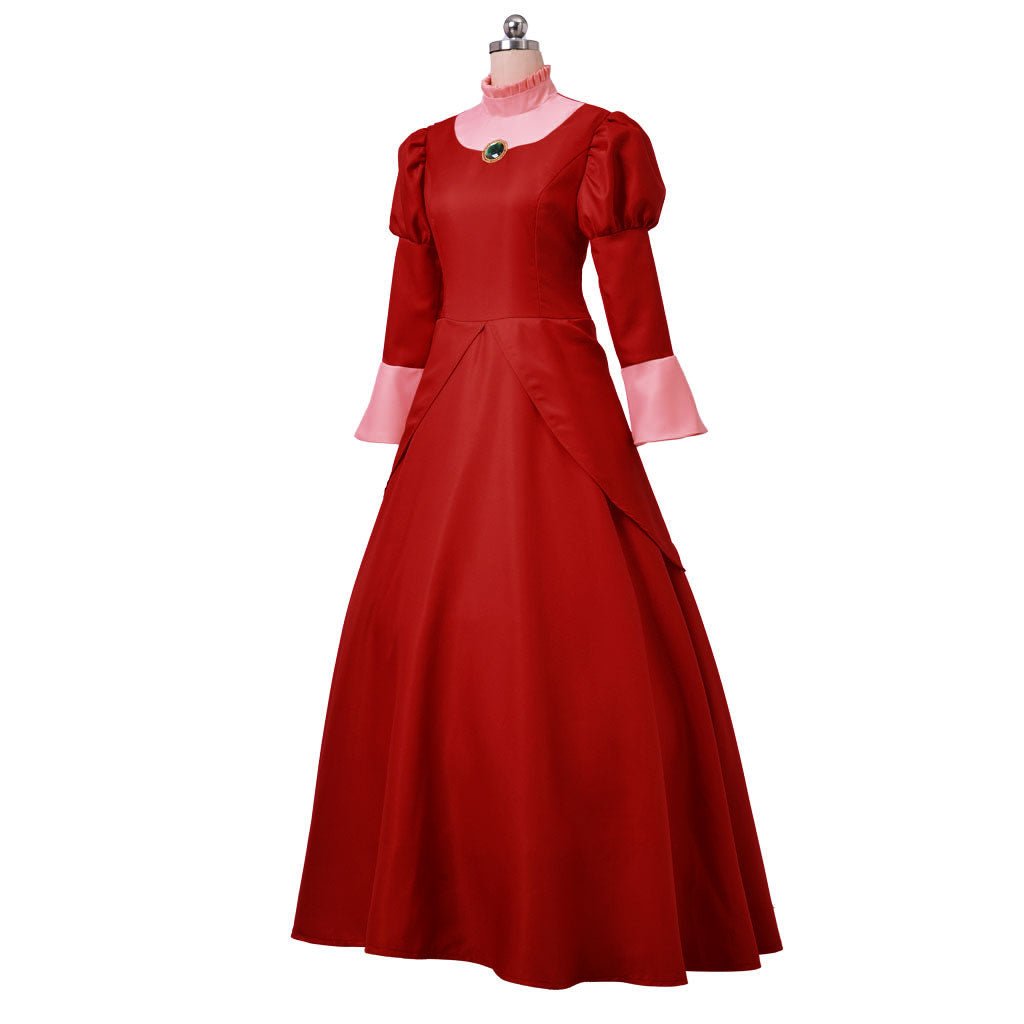 Disfraz de Lady Tremaine | Vestido de Reina Roja para Mujer | Traje para Halloween y Serie Disney - Fantasia Cosera
