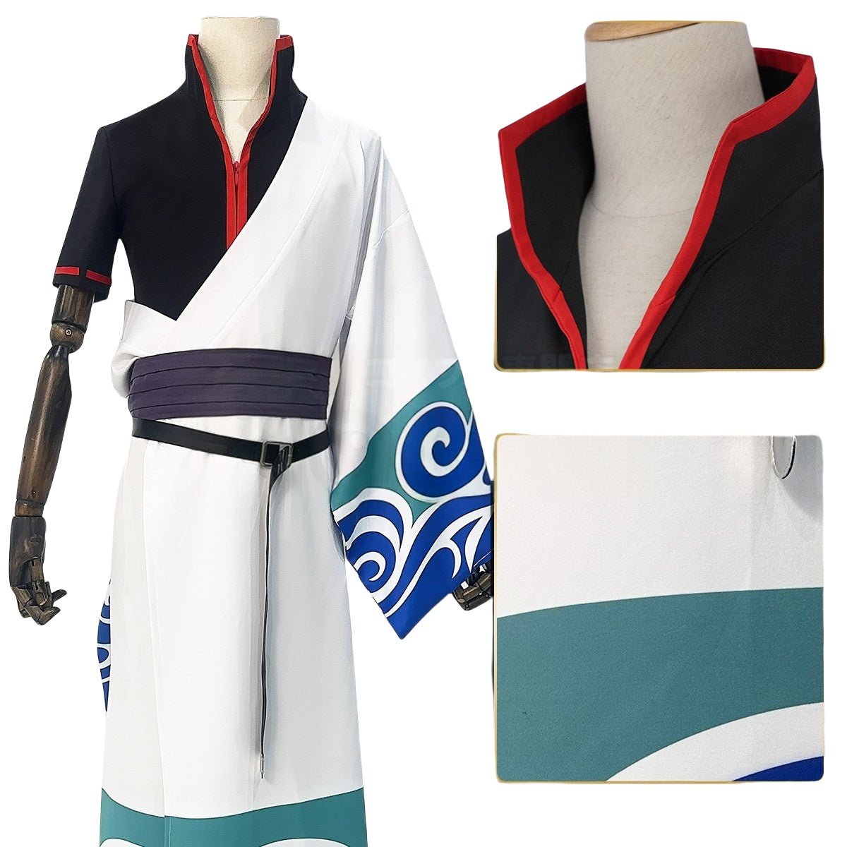 Traje de Cosplay Premium Sakata Gintoki - Outfit Anime Gintama - Fantasia Cosera