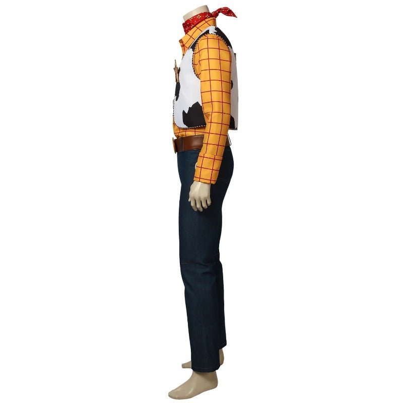 Disfraz de Vaquero Sheriff Woody para Adultos - Traje de Cosplay y Halloween - Fantasia Cosera