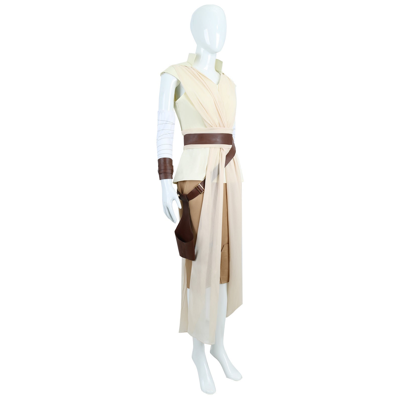 Traje de Caballero Jedi Rey de Star Wars – Disfraz de Cosplay y Halloween Premium - Fantasia Cosera