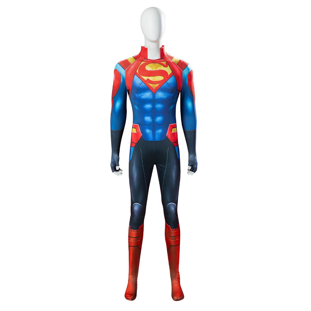 Disfraz de Cosplay de Superman de The New 52 - Traje de Batalla Completo para Halloween - Fantasia Cosera