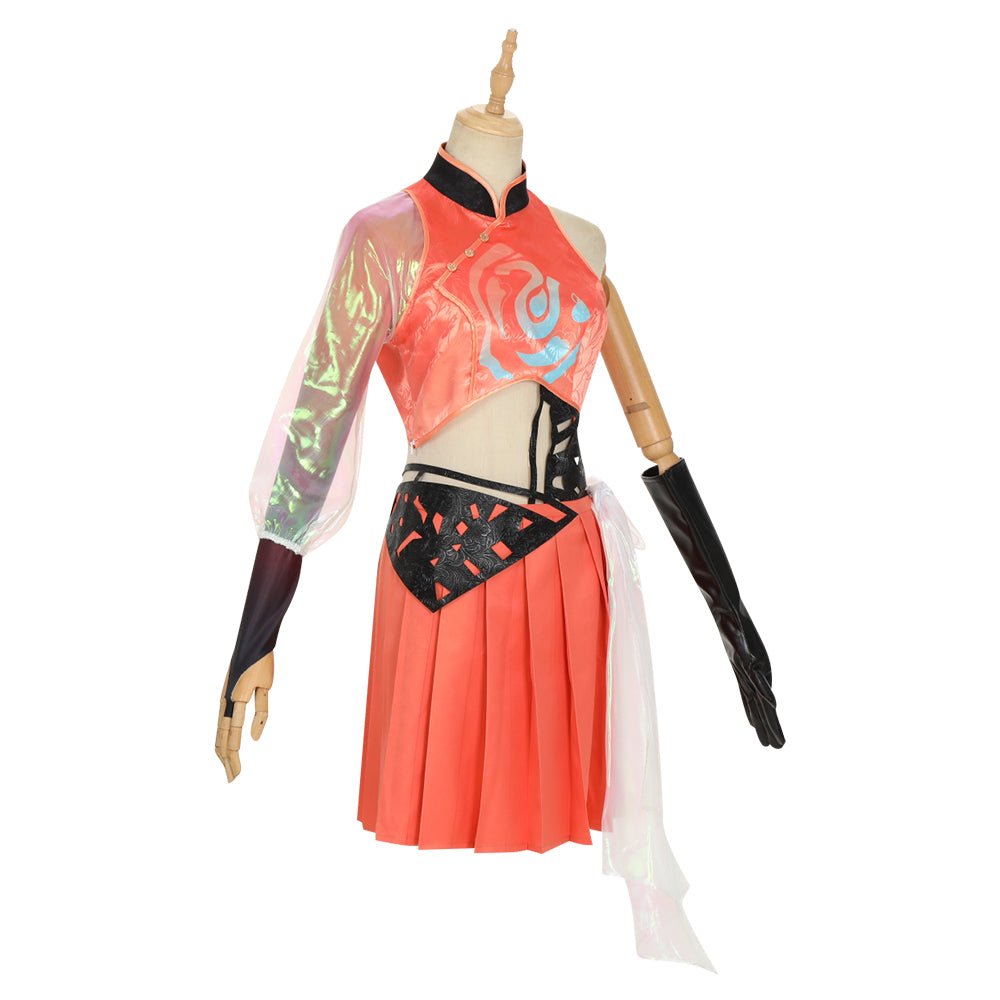 Traje de Gongsun Li de Honor of Kings con Vestido de Conejo y Uniforme de Danza China Cosplay - Fantasia Cosera