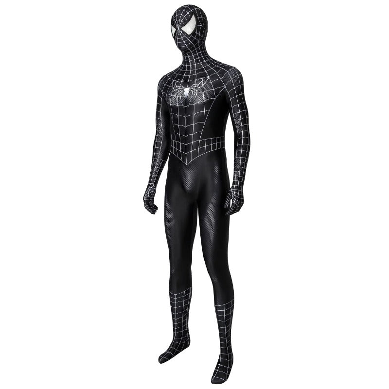 Traje de Venom Spider-Man Simbiote Negro Marvel Spider-Man 3 Cosplay - Fantasia Cosera