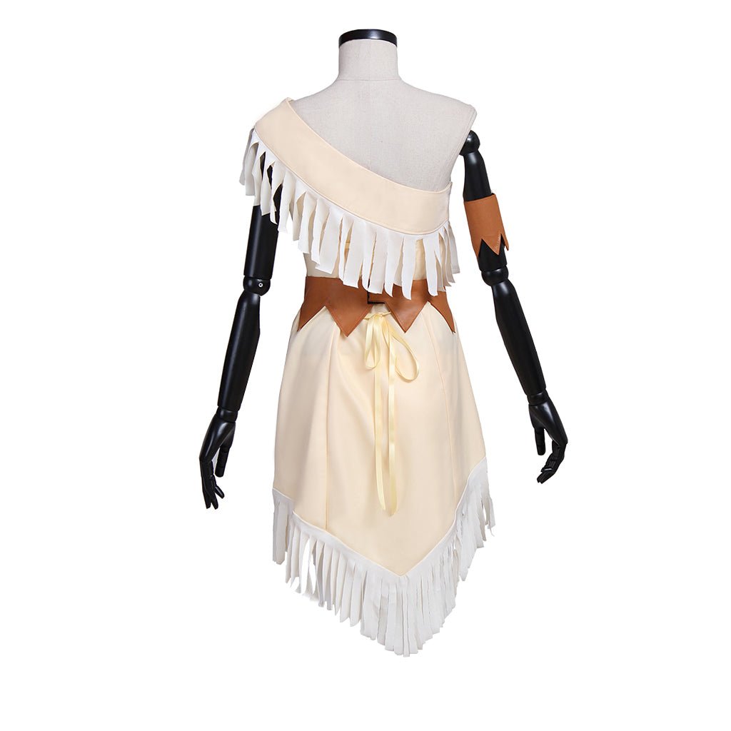 Disfraz de Pocahontas de Disney | Vestido Elegante de Pocahontas para Halloween y Eventos de Cosplay - Fantasia Cosera
