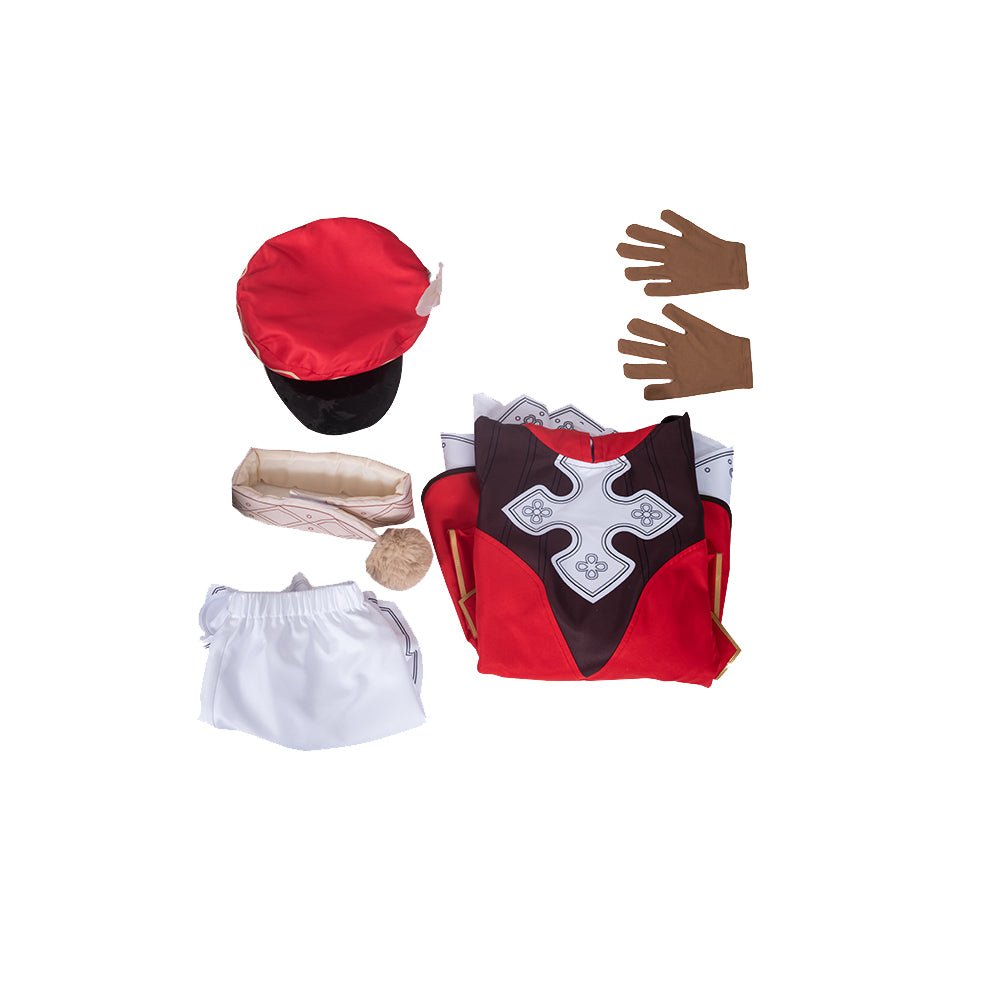 Traje de Cosplay de Klee de Genshin Impact para Mujer - Disfraz de Halloween - Fantasia Cosera