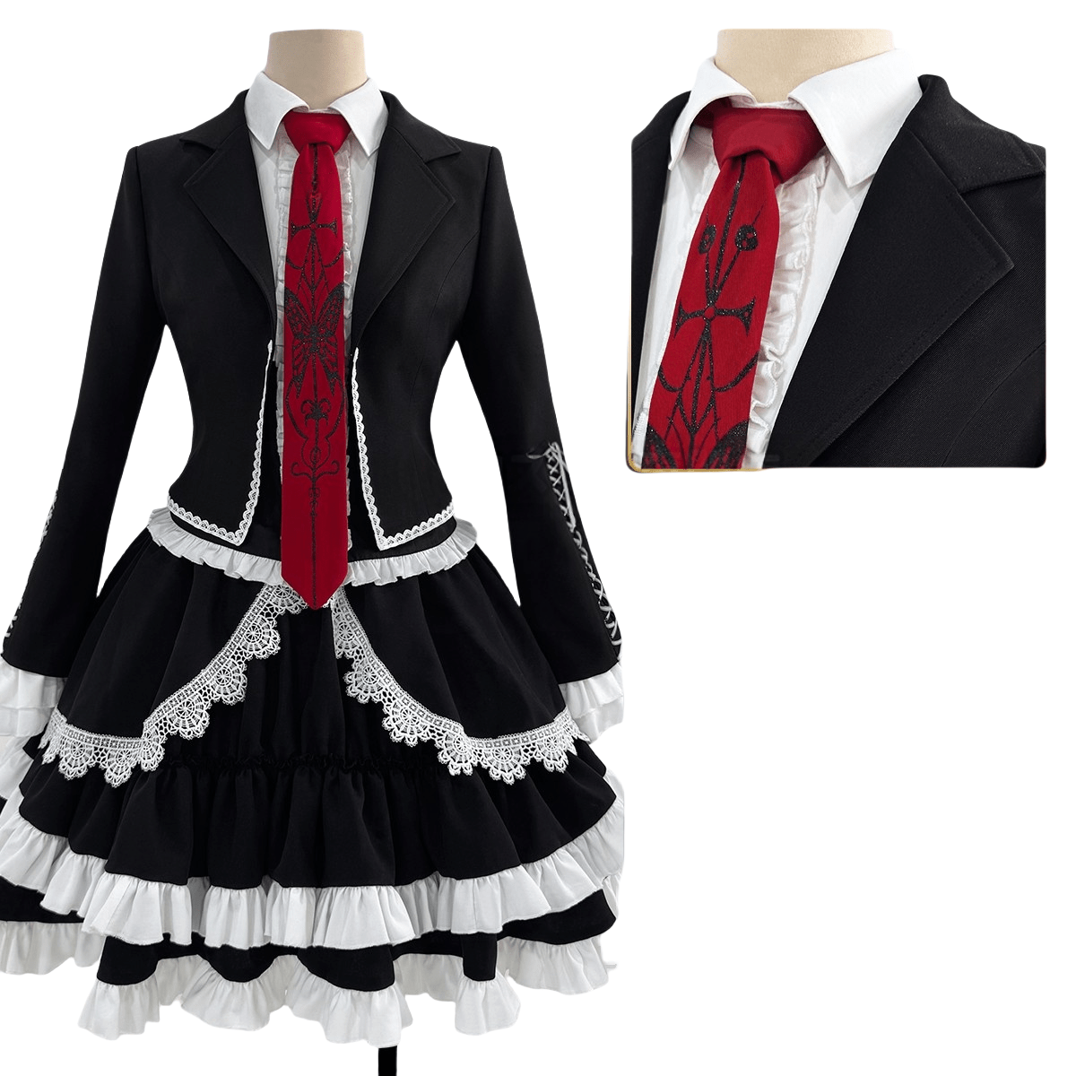 Traje de Cosplay de Celestia Ludenberg - Danganronpa: Trigger Happy Havoc - Fantasia Cosera