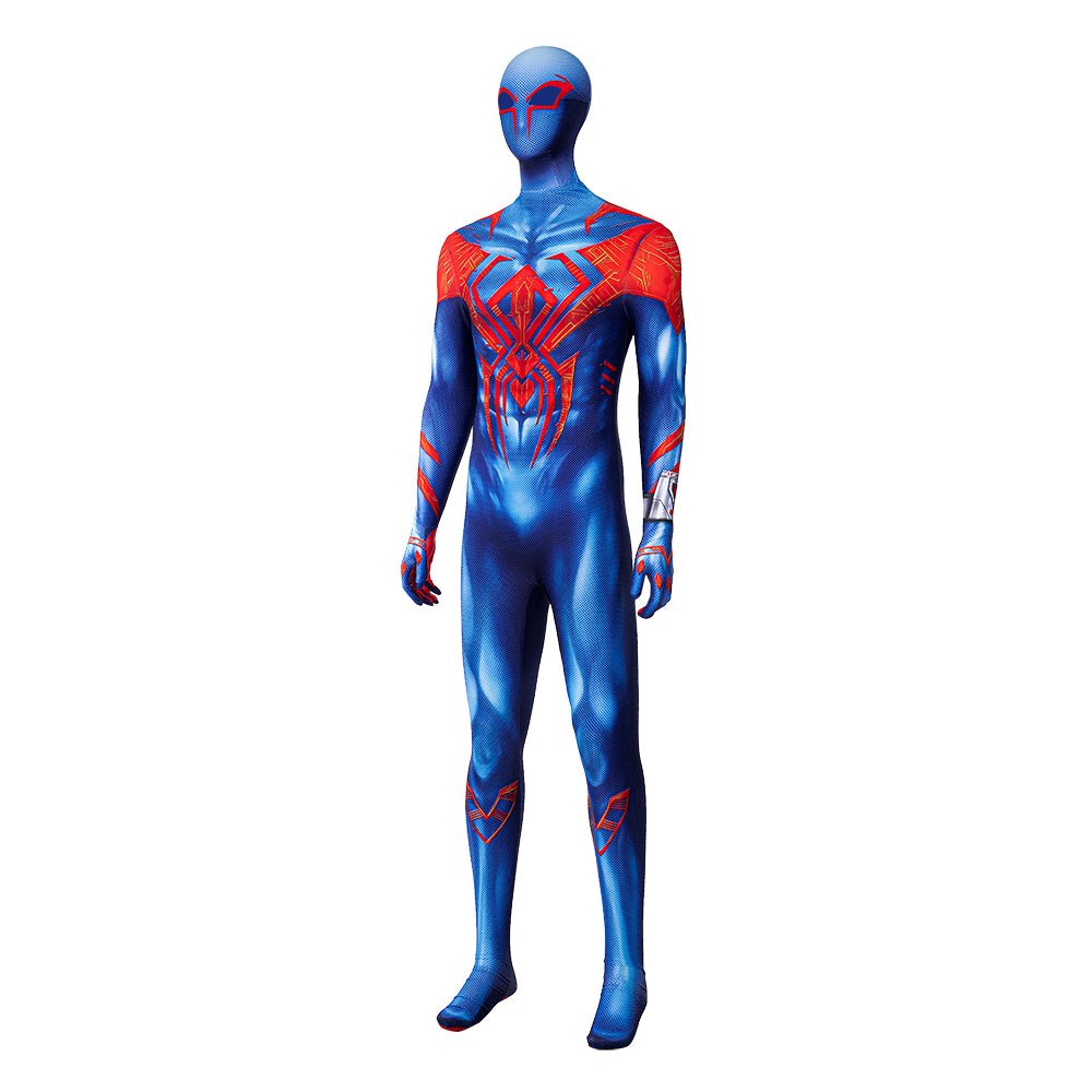 Traje de Cosplay de Spiderman 2099 Mejorado con Musculatura para Halloween y Convenciones - Fantasia Cosera