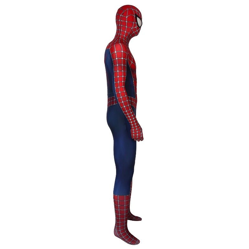 Traje de Cosplay de Spider-Man 2 Tobey Maguire Body Zentai Ajustado - Fantasia Cosera
