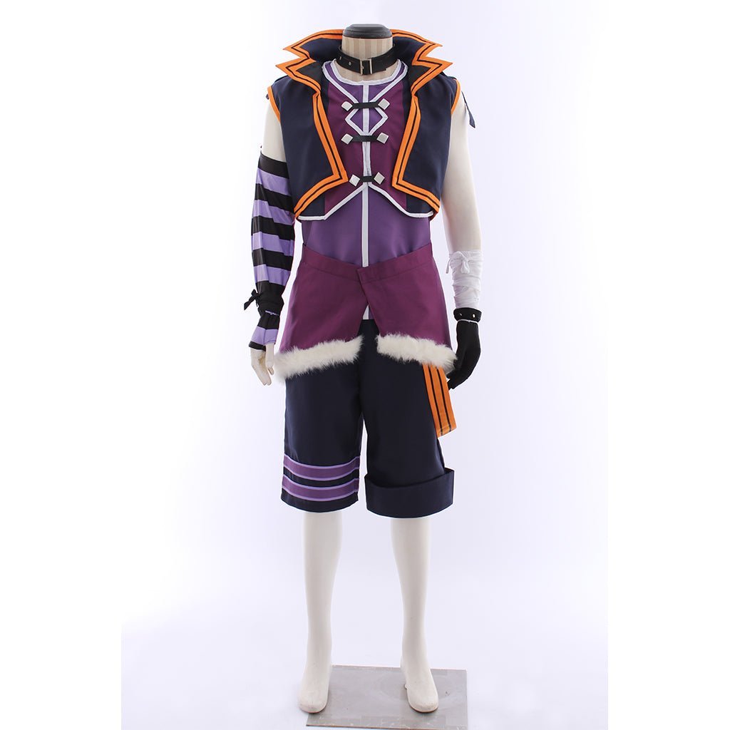 Traje de Cosplay Vocaloid 3-Flower Genderbend - Estilo Punk - Fantasia Cosera