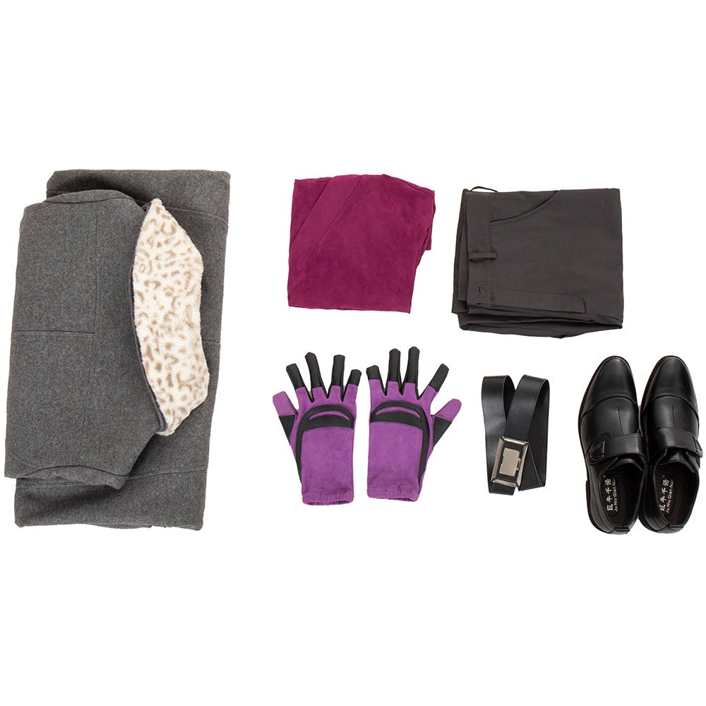 Disfraz de Superhéroe para Hombres, Abrigo Largo con Casco, Traje de Fantasía para Halloween y Cosplay - Fantasia Cosera