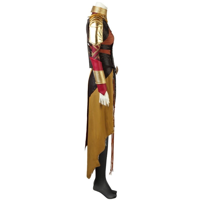 Traje de Cosplay de Okoye para Mujer - Disfraz de Halloween Wakanda Para Siempre - Fantasia Cosera