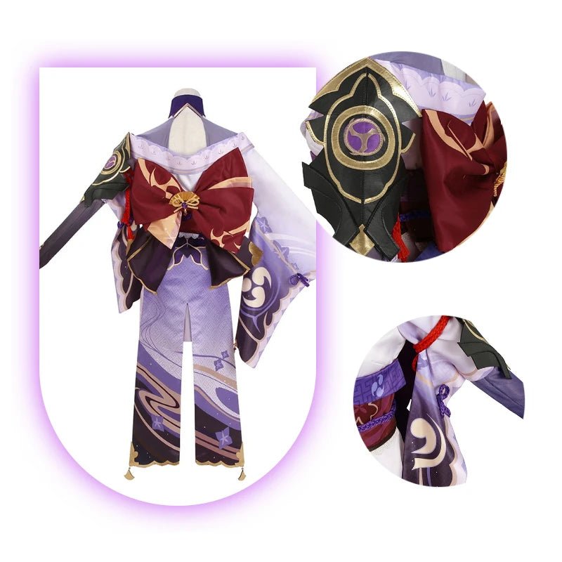 Traje de Cosplay de Baal de Genshin Impact - Raiden Shogun para Halloween Mujer - Fantasia Cosera
