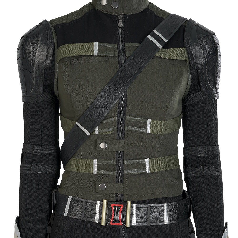 Traje de Cosplay Yelena Belova Thunderbolts - Atuendo Precisa de la Película - Fantasia Cosera