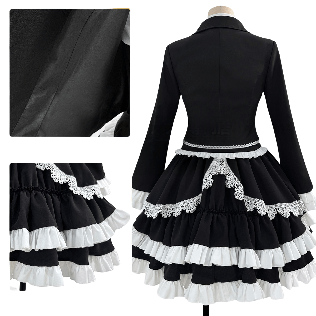 Traje de Cosplay de Celestia Ludenberg - Danganronpa: Trigger Happy Havoc - Fantasia Cosera